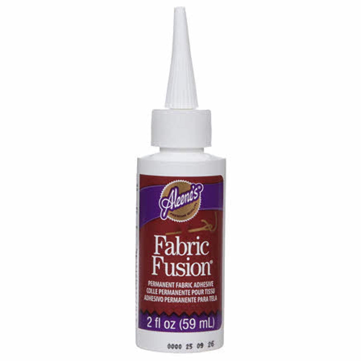 Aleene's Fabric Fusion Adhesive, Premium Clear Permanent Fabric Glue, Needlenose 2 fl oz - 0.2 lb,