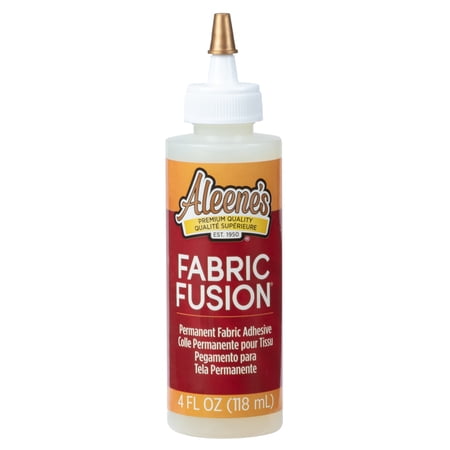 Aleene's Fabric Fusion Permanent Adhesive No-Sew Glue, 4 fl. oz.