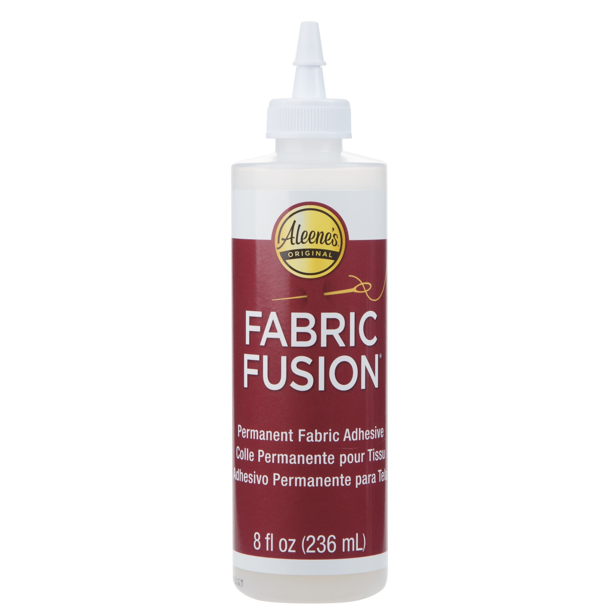Hemline Permanent Fabric Glue Adhesive: Wash & Wear Glue. 60ml. Applique's,  Ribbons 