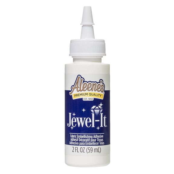 Aleene's Jewel-It Embellishing Glue, Clear for Gems, Sequins, and Rhinestones, 2 fl oz