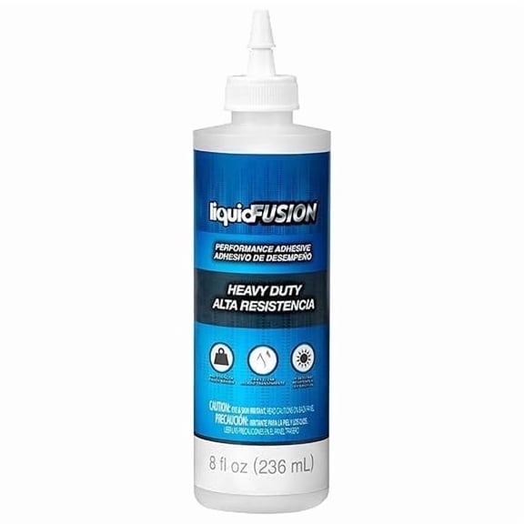 Liquid Fusion Performance Adhesive Heavy Duty Glue, 8 fl oz – Clear, Waterproof, Non-Foaming, Low Odor