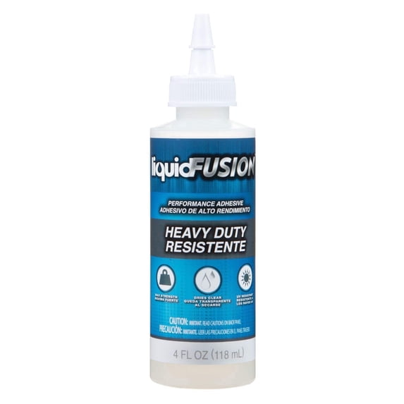 Liquid Fusion Performance Adhesive Heavy Duty Glue, 4 fl oz – Clear, Waterproof, Non-Foaming, Low Odor