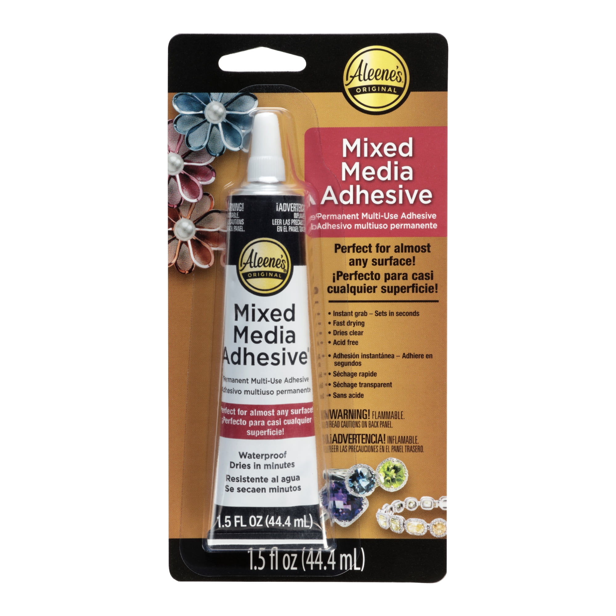 Aleene's Mixed Media Adhesive 1.5 fl oz, Clear, Permanent, Multi