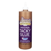 Aleene's Original Tacky Glue, 16 fl oz, Premium All-Purpose Adhesive, White, Dries Clear