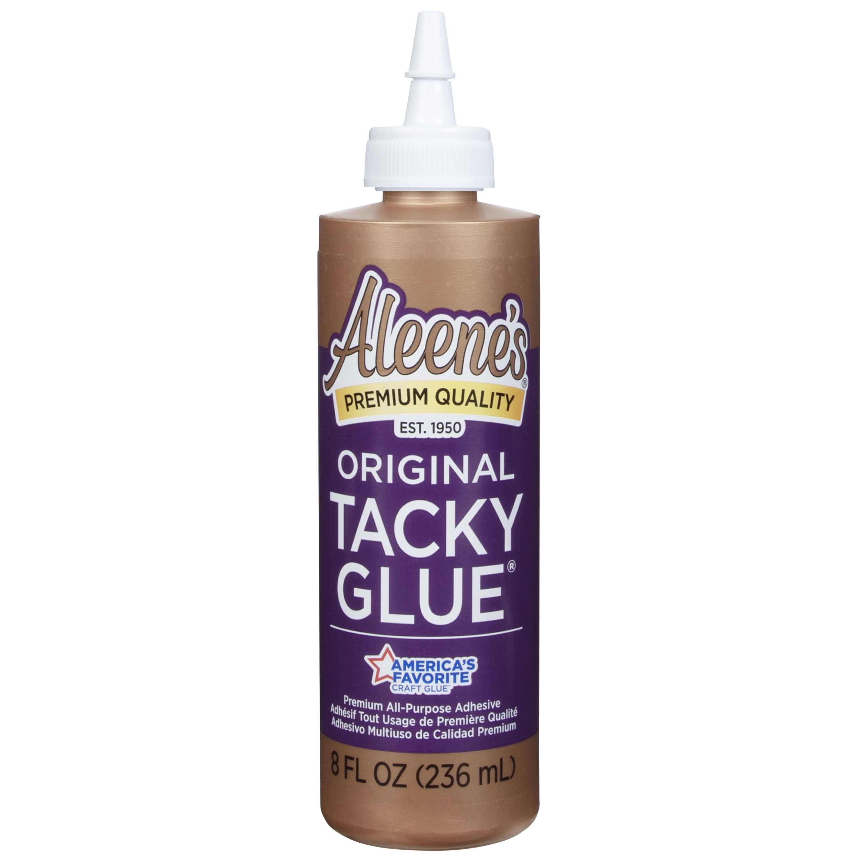 Aleene's Tacky Glue 8 fl oz All-Purpose Adhesive, Thick, Clear, Dries ...