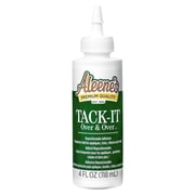 Aleenes Tack-It Over & Over Repositionable Adhesive, 4 fl. oz., Temporary Craft Glue For Fabric & More