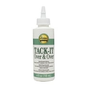 Aleene's Tack-It Over & Over Liquid Glue, Repositionable Craft Glue, Make Glue Dots for Scrapbooking, 4 oz
