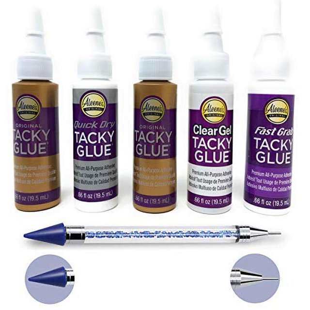 Aleene's Tacky Glue Tacky Pack, 2X Original Tacky Glue, Quick Dry Tacky