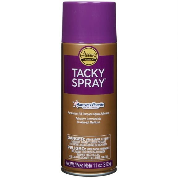 Aleene's Tacky Spray 11 oz, Clear Permanent All-Purpose Spray Adhesive