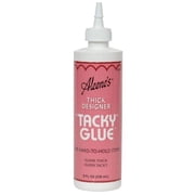 Aleenes Non-Toxic Permanent Designer Tacky Glue, 8 oz Squeeze Bottle, Dries Clear
