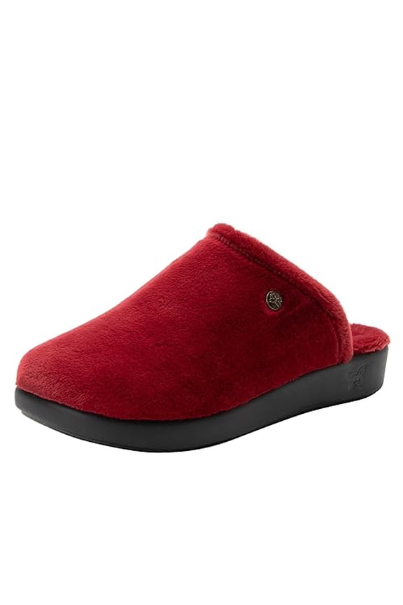 Comfee Fuzzy Wuzzy Slippers - Women's, Wine 41 M