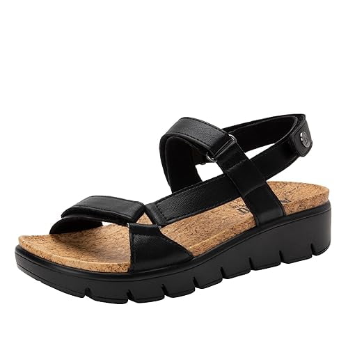 Alegria Henna Sandals - Women's, Black 41 M