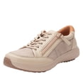 thumbnail image 1 of Alegria Womens TRAQ Eazee Athletic Lace-Up Sneaker Shoes with Side Zipper - Bone, 1 of 6