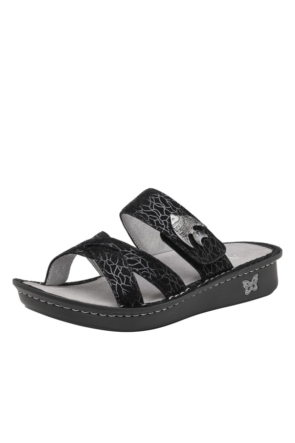 Womens Victoriah Something Is Fishy Leather Slide Sandal 8-8.5 M US