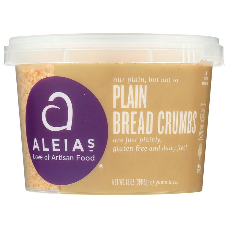 ALEIAS GLUTEN FREE BAKERY Italian Bread Crumbs, 13 OZ, 49 OFF