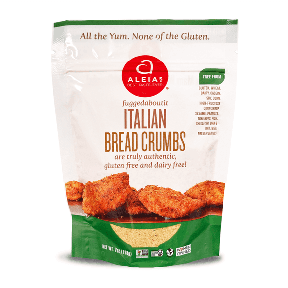 Aleia's Gluten Free Italian Bread Crumbs – 7 oz – Non-GMO, Dairy Free, Kosher, Low Sodium