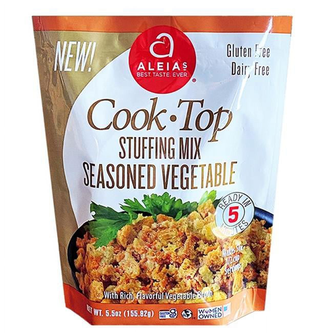 Aleias 399970 5.5 oz Stuffing Vegetable Seasoning Mix Pack of 6