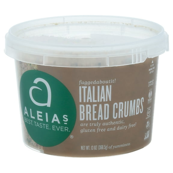 Aleias Gluten-Free Italian Breadcrumbs 13 oz (Pack of 6)