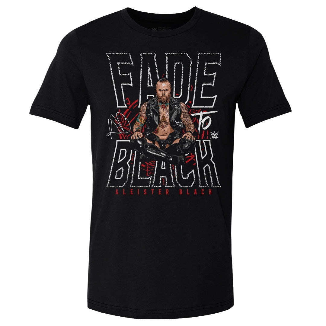 Aleister Black Fade to Black WHT Vintage T-shirt, Sport shirt, Game Day ...