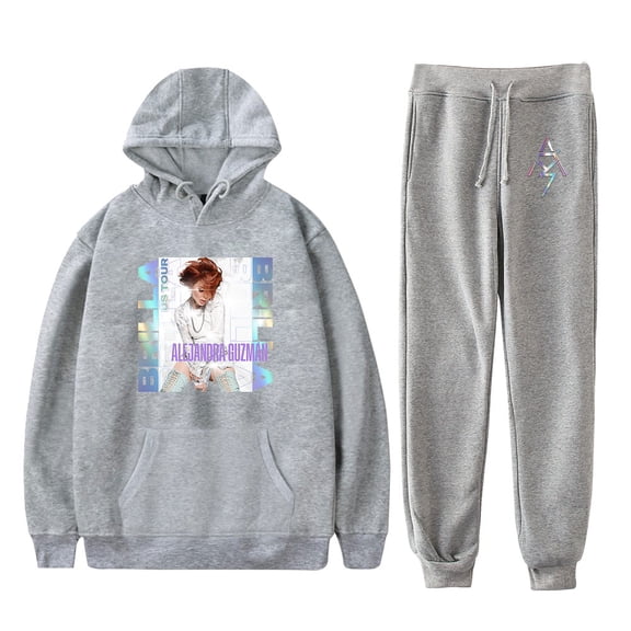 Alejandra Guzman Brilla Tour 2025 Hoodie and Sweatpants set pop print Unisex Casual Street Clothing