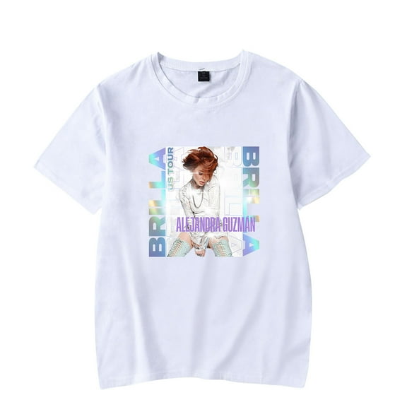 Alejandra Guzman Brilla Tour 2025 T-shirt Women Men Casual Fashion Short Sleeve Tee