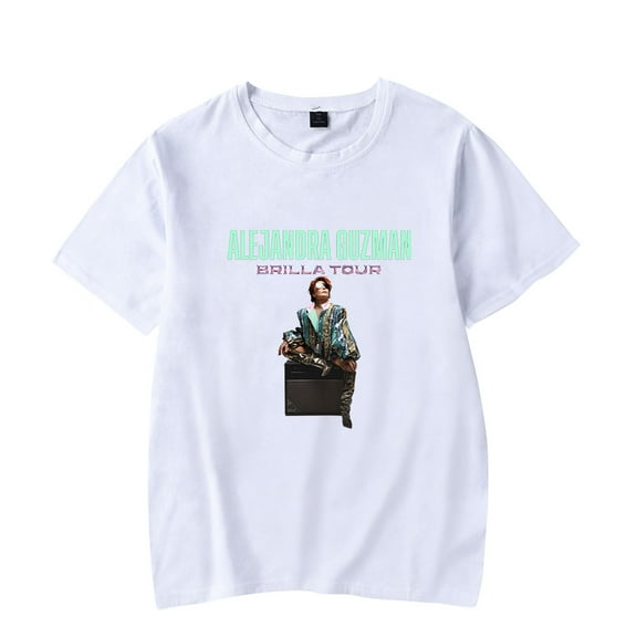 Alejandra Guzman Merch Brilla Tour 2025 T-shirt Women Men Casual Fashion Short Sleeve Tee