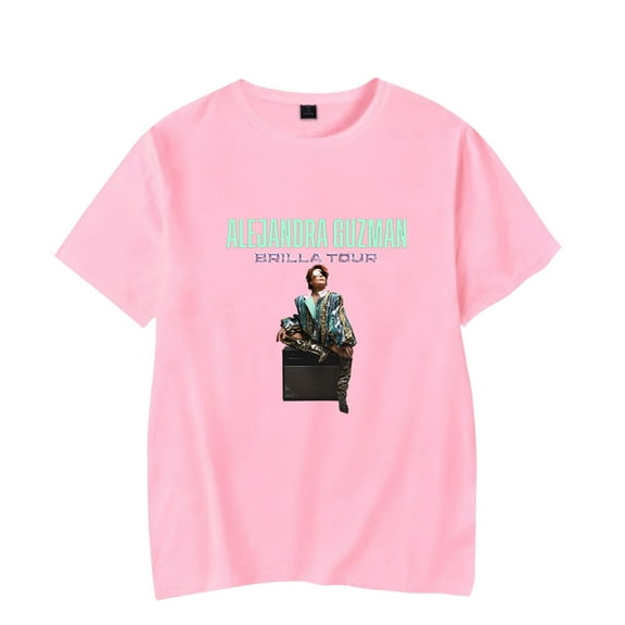 Alejandra Guzman Merch Brilla Tour 2025 T-shirt Women Men Casual Fashion Short Sleeve Tee