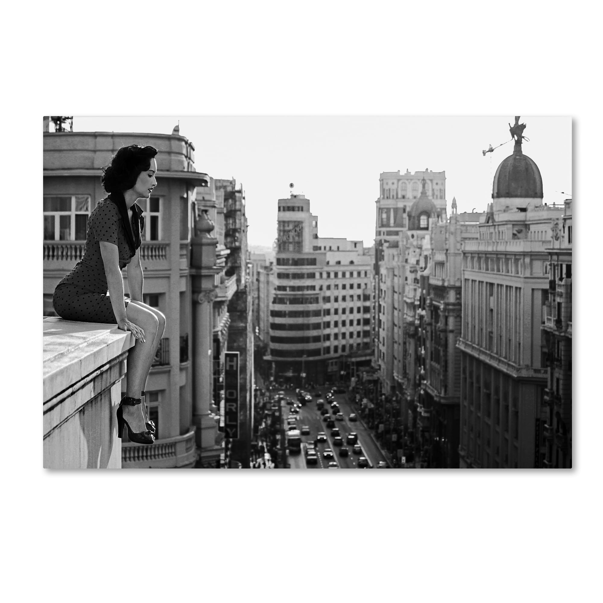 Alejandro Marcos 'Mad Madrid' Canvas Art