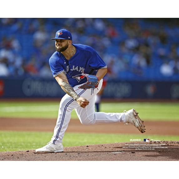Alek Manoah Toronto Blue Jays Unsigned Delivers First Inning Pitch Photograph
