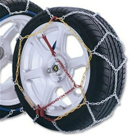 Aleko SCHAIN-80-UNB 12 mm One Pair of High Quality Passenger Car Snow Chain - Size 80