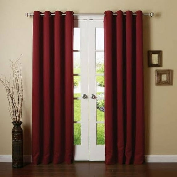 Aleko Thermal-Insulated Blackout Curtain Panel Set