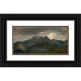 thumbnail image 1 of Aleksander Kotsis 18x11 Black Ornate Wood Framed Double Matted Museum Art Print Titled - Tatra Mountains - View of Giewont (From 1870), 1 of 5