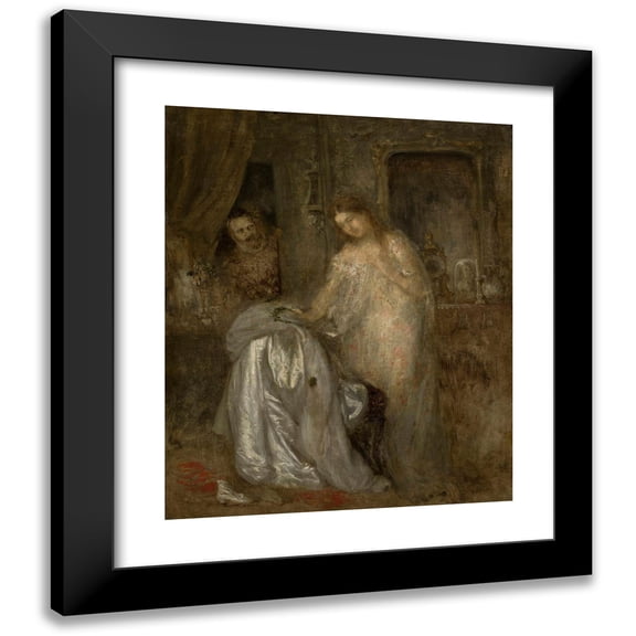 Aleksander Kotsis 20x23 Black Modern Framed Museum Art Print Titled - Wedding Dress