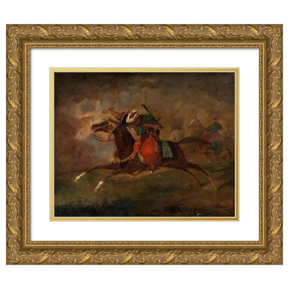 Aleksander Orłowski 24x20 Gold Ornate Framed and Double Matted Museum Art Print Titled - Made
