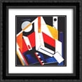 thumbnail image 1 of Aleksandra Ekster 2x Matted 20x20 Black Ornate Framed Art Print 'Construction', 1 of 2