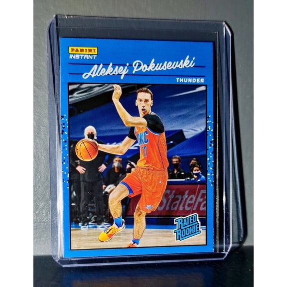 Aleksej Pokusevski 2020-2021 Panini NBA #17 Rated Rookie Retro Card 1/3558