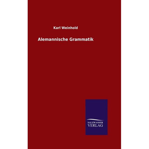Alemannische Grammatik (Hardcover)