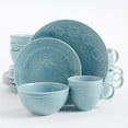 thumbnail image 1 of Alemany 16Pc Dinnerware Set - Aqua, 1 of 1