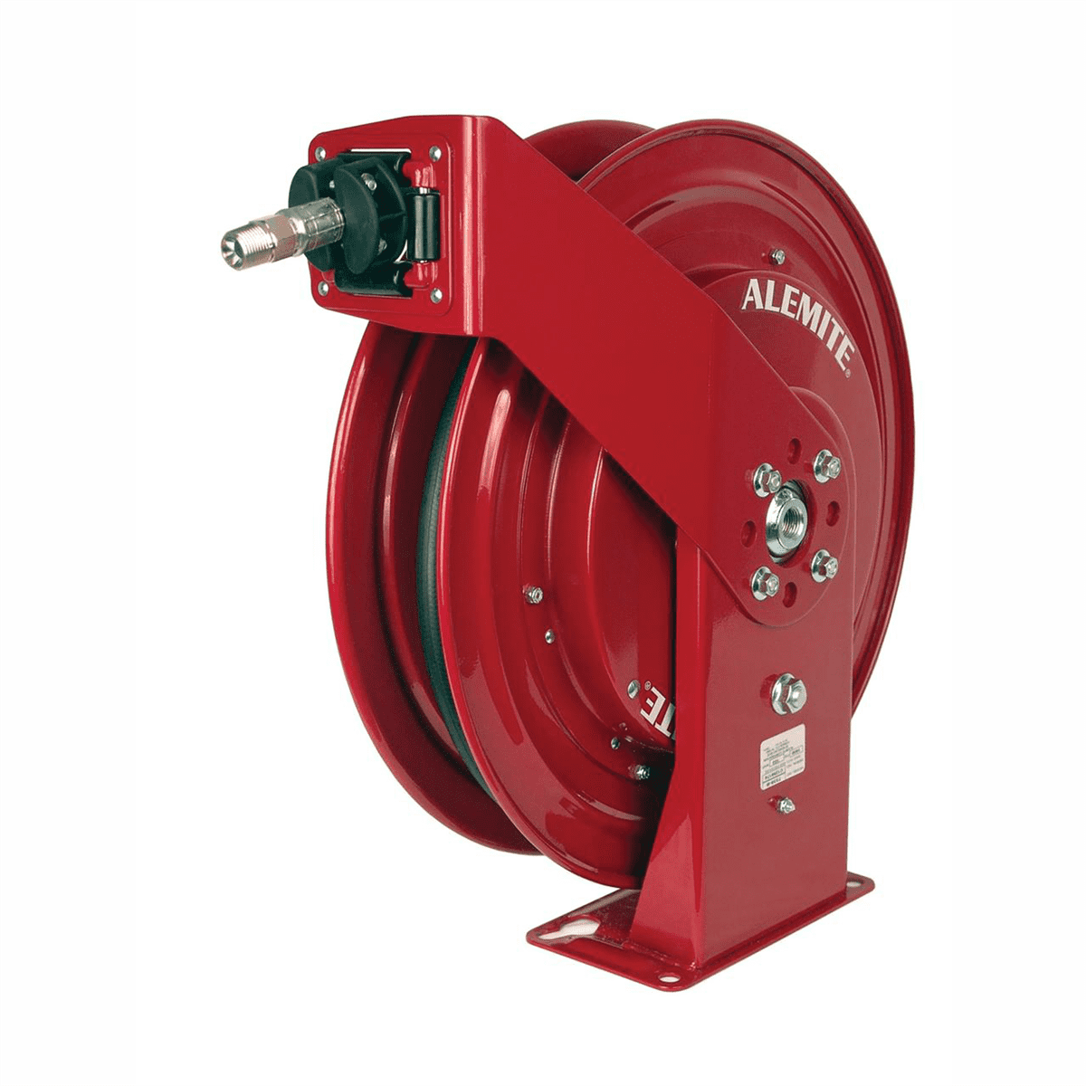 Alemite 8078-B Grease Reel, 6,400 psi, 50 ft Hose