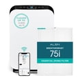 thumbnail image 1 of Alen Air Purifier BreatheSmart 75i w/ Essential (Pure) Filter for Large Rooms up to 2600 Sq. Ft. - Perfect for Living Room & Kitchen - Captures Allergens, Dust, & Mold - White, 1 of 13