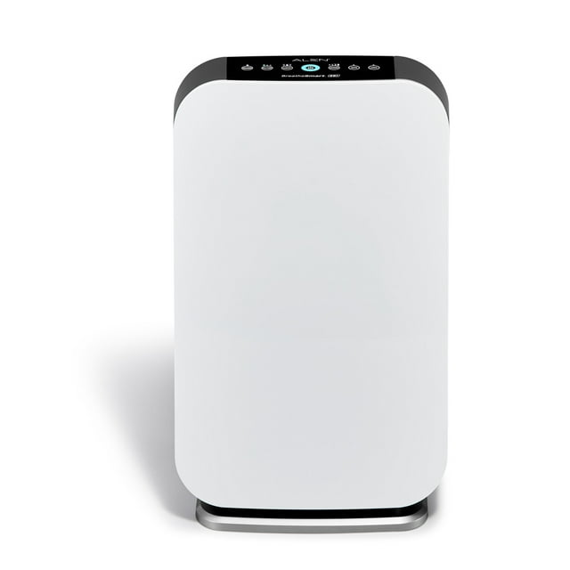 Alen BreatheSmart 45i 800 SqFt Air Purifier with Pure HEPA Filter for Allergens, Dust & Mold - White