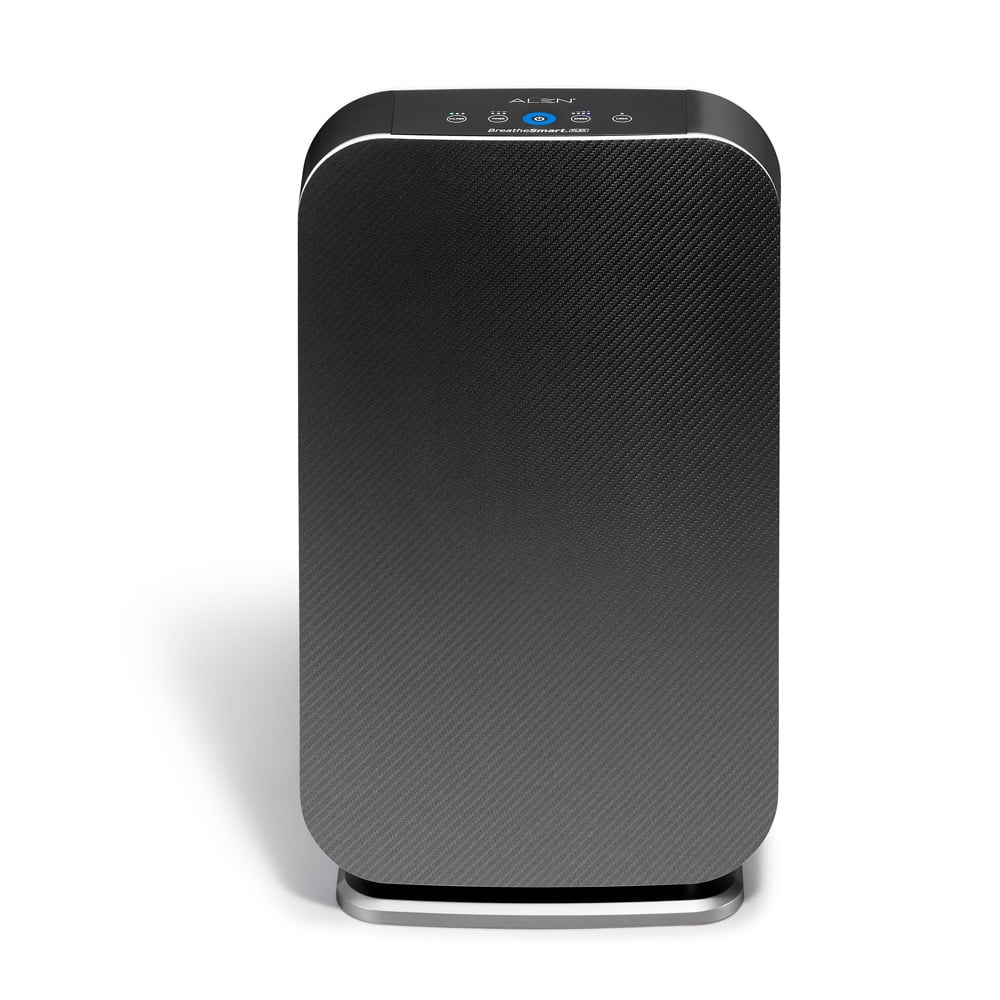 Graphite HEPA Tower Air Purifier with Brushed Stainless Finish