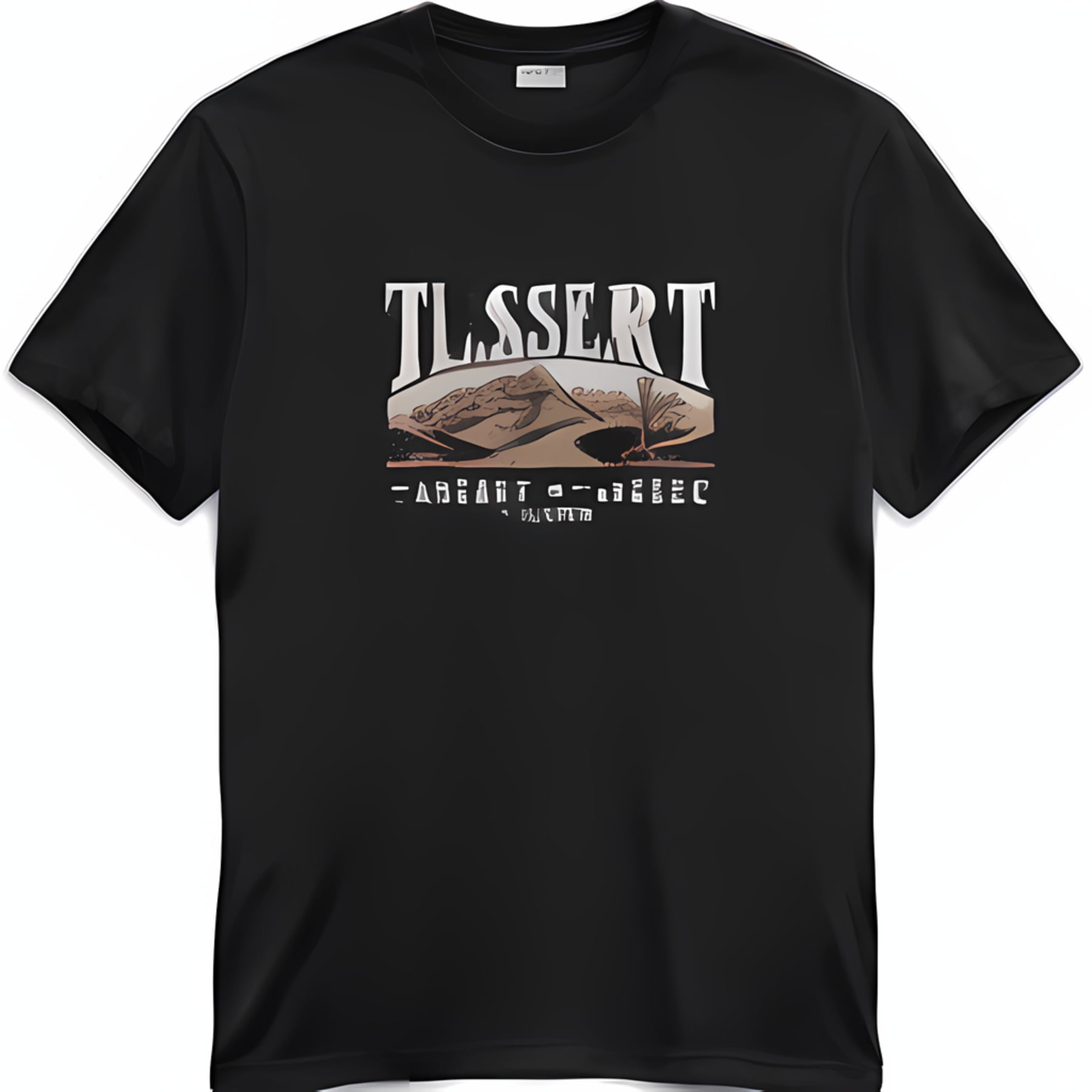 Alencon Desert Landscape TShirt with Teedar Design Nature Inspired