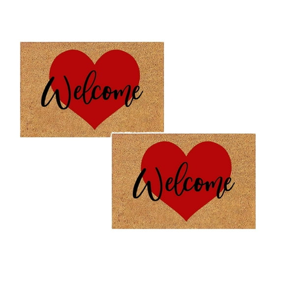 Alentine's Day Floor Mats Holiday Mats Welcome Door Mats Polyester Door Mats