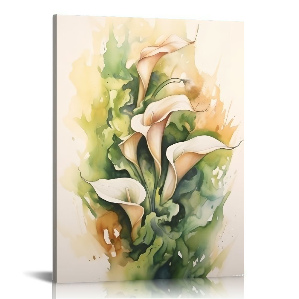 Alepadnf Flowers Canvas Wall Art Decor for Bedroom Living Room Office