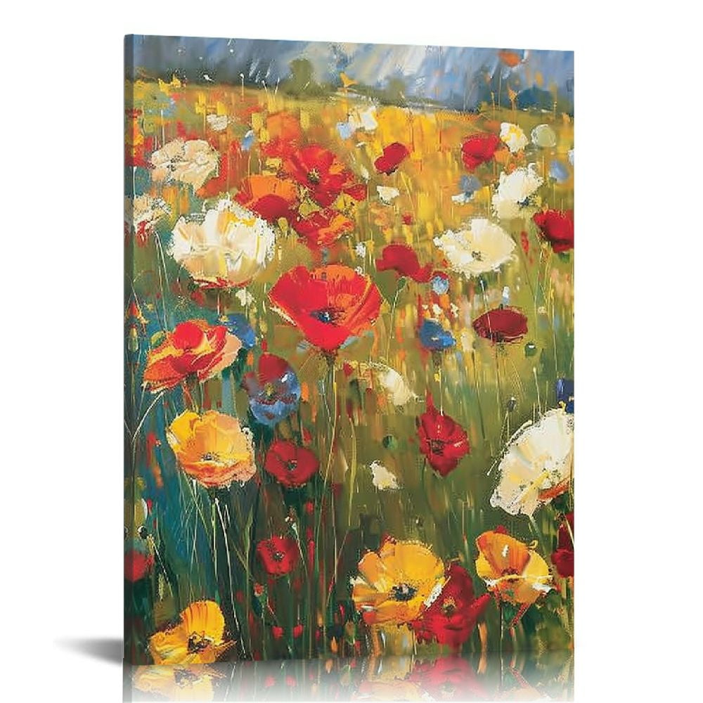 Alepadnf Flowers Modern Canvas Wall Art Prints for Home Decorations