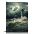 Alepadnf Lighthouse Canvas Wall Art Modern Prints for Living Room