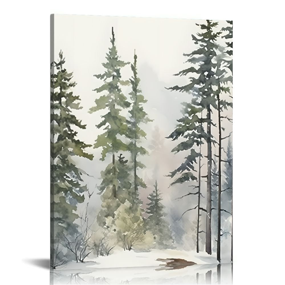 Alepadnf Tress Outskirts Canvas Wall Art Painting Prints Farmhouse