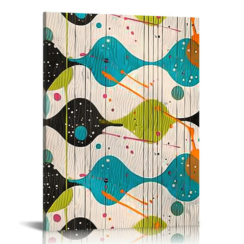 Alepadnf Wave Point Outskirts Canvas Wall Art Painting Prints Farmhouse