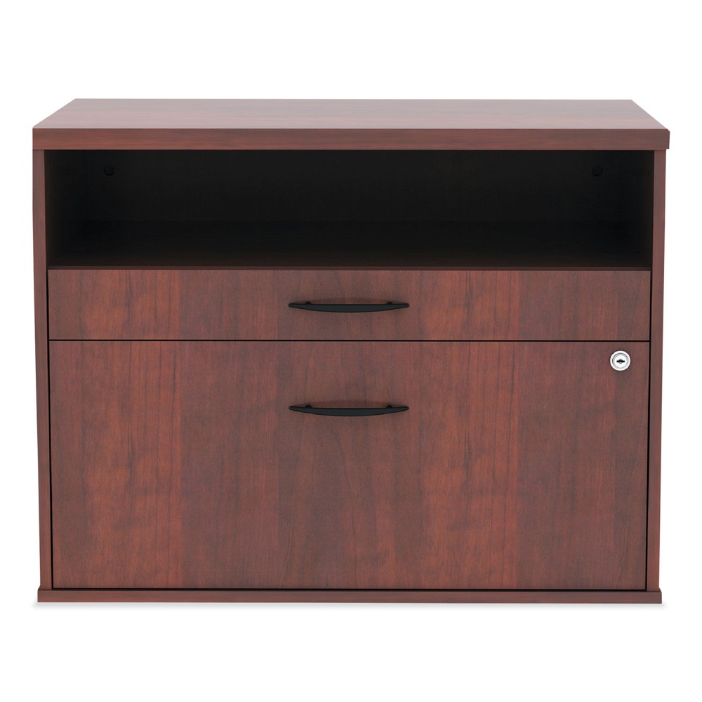 Alera 2 Drawers Lateral Lockable Filing Cabinet, Cherry - image 1 of 8